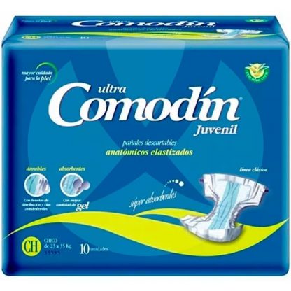 Pañales Comodín Anatómico Elastizado Juvenil M 8 u